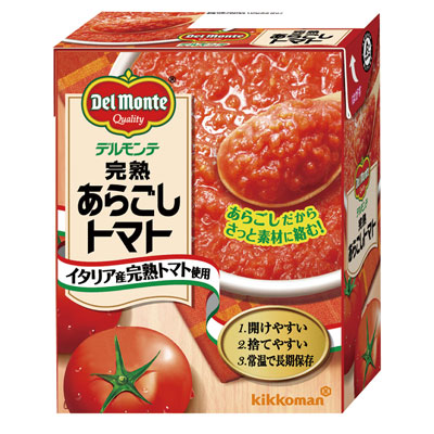 キッコーマン食品)デルモンテ　完熟あらごしトマト　388g