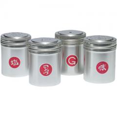 メロディー　調味缶　１８－８　大　Ａ缶（味） 1缶（1缶入）江部松商事 調味料入れ