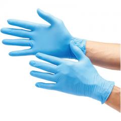 ニトリル極うす手袋　ＮＳ４７０　粉無　ＳＳ　ブルー　１００枚入