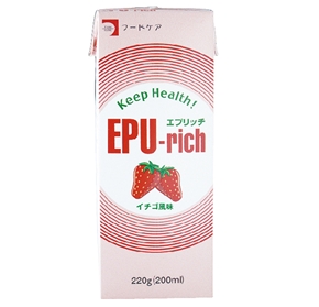 フードケア）エプリッチゼリー　イチゴ風味220g（200ｍｌ）