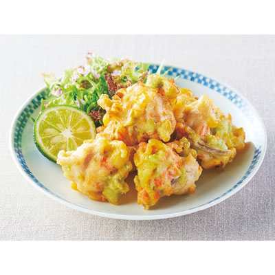 ニチレイフーズ）鶏肉と彩り野菜のつまみ揚げ　１ｋｇ