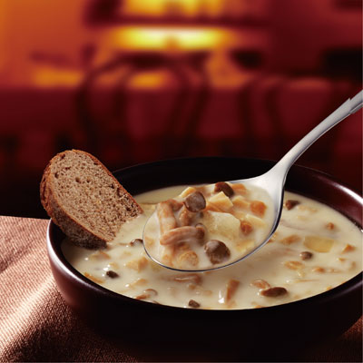 ＳＳＫ）レンジでごちそう　３種のキノコとチーズポタージュ　１５０ｇ×５個  スープ