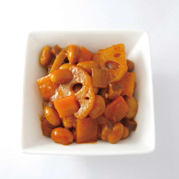 【介護】堂本）ソフトな噛みごこち　根菜と大豆のトマト煮1kg