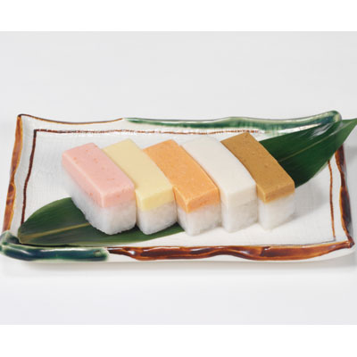 日本ケアミール）やわらか押し寿司セット　１１０ｇ（約２２ｇＸ５種）  主食