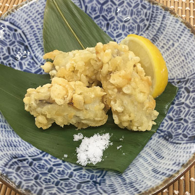 マルト水産）広島県産かきの天ぷら（Ｓ）　３６２ｇ（２０粒）