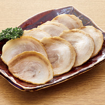 カネヨシフーズ）焼豚バラスライス500g(約50枚入)