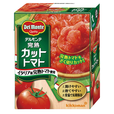 キッコーマン食品)デルモンテ　完熟カットトマト　388g