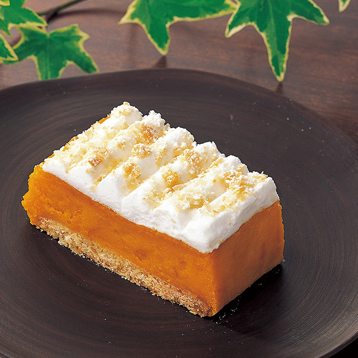 【終】味の素冷凍）フリーカットケーキ　かぼちゃタルト　５２０ｇ（９－１１月）