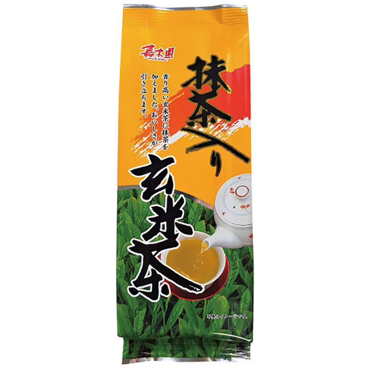 【新商品】嘉木園)抹茶入り玄米茶　200g