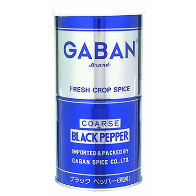 ギャバン)ブラックペッパー（荒挽）　420g缶