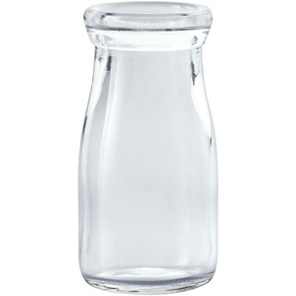 デザートカップ　本体（ガラス）　ロングミルク瓶▽（Ｙ０１８５４６へ代替）