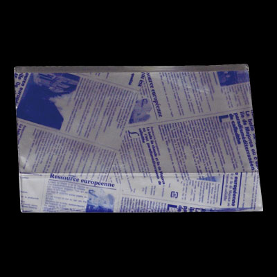 ６８５６　ヨーロピアン縦型サンド　Ａ　（ブルー） 1袋（100枚入）大阪ポリエチレン販売 サンドウィッチ袋