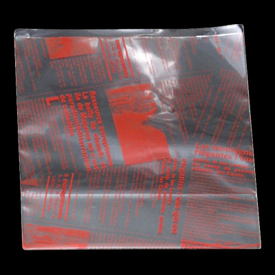 ８７８４　ヨーロピアン縦型サンド　Ｂ　（レッド） 1袋（100枚入）大阪ポリエチレン販売 サンドウィッチ袋
