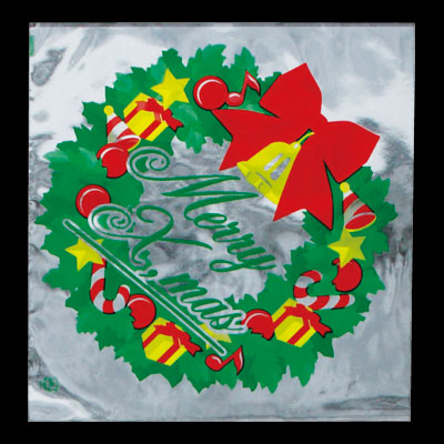 ８８２８　バーガー袋　（クリスマス柄） 1袋（100枚入）大阪ポリエチレン販売 バーガー袋