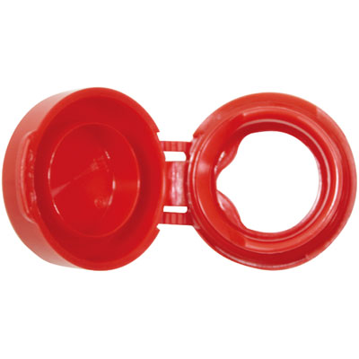 ドレッシング容器　ＲＥ－Ｍヒンジキャップ扇型（Ｓ）　赤