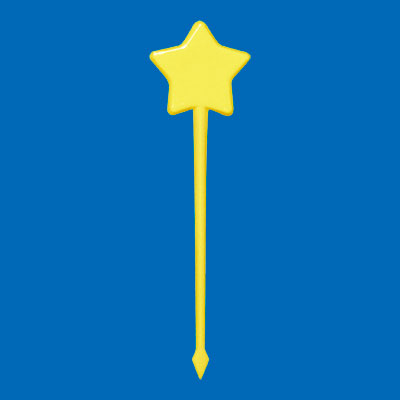 星型ピックス　＃６０　イエロー　６０ｍｍ　バラ 1袋（100本入）アサヒ徳島 ピックス