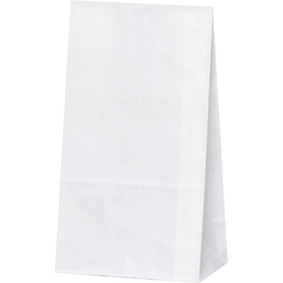 耐油角底袋　Ｈ４　白無地 1袋（100枚入）パックタケヤマ 耐油袋