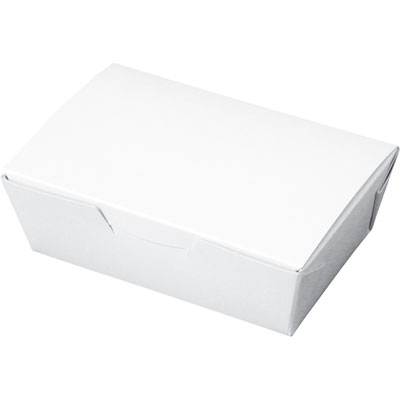 たこ箱　白無地　６個箱 1袋（100枚入）ペーパークラフト たこ焼き箱