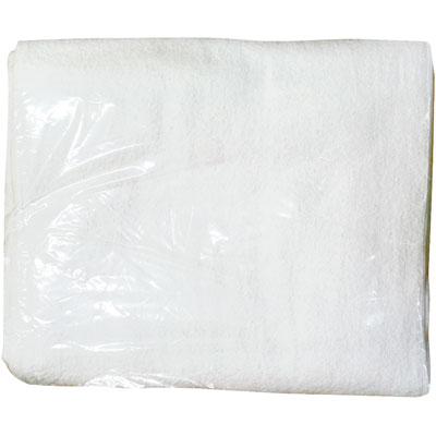 タオル　平地付　１８０匁　白　１２枚入 1袋（12枚入）稲藤 タオル