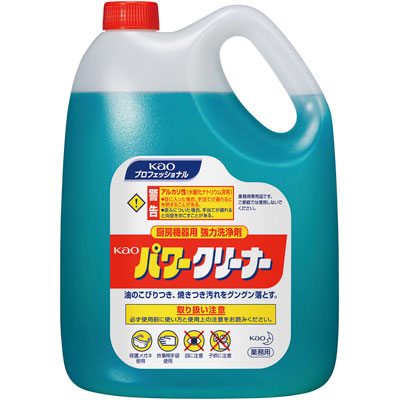 パワークリーナー　４．５Ｌ 1本（1本入）花王プロフェッショナルサービス 油汚れ用洗剤