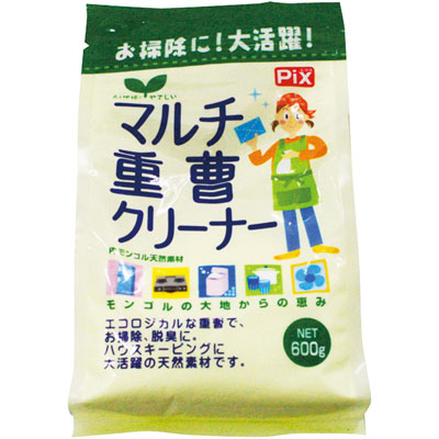 Ｐｉｘ　マルチ重曹クリーナー　６００ｇ 1袋（1袋入）ライオンケミカル 多目的高機能洗剤