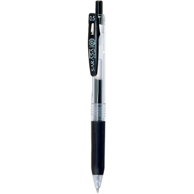 サラサクリップボールペン　水性　ノック式　Ｐ－ＪＪ１５－ＢＫ　黒