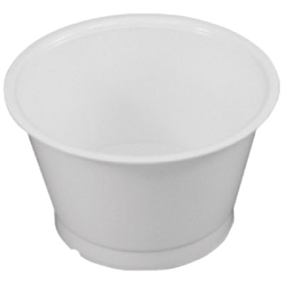 デザート容器　ＲＰ８８－１７０（３Ｈ）白 1袋（40枚入）リスパック デザートカップ(使い捨て、再利用可)