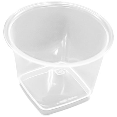 デザート容器　ＲＰ８８－２０５　（ＵＸ）　透明 1袋（40枚入）リスパック デザートカップ(使い捨て、再利用可)