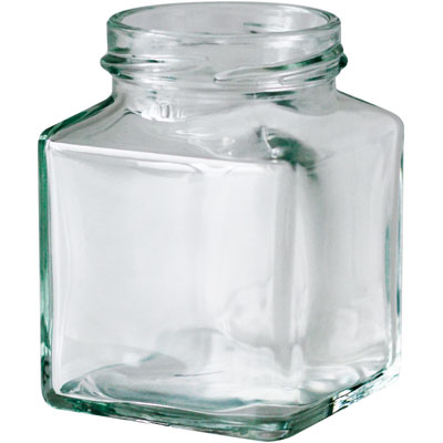 ガラス瓶　本体　角１８０ＳＴ 1個（1個入）斎藤容器 ガラス瓶