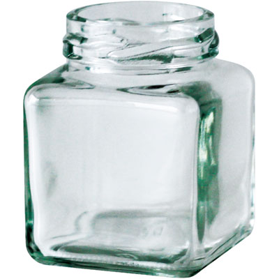 ガラス瓶　本体　角５０ＳＴ 1個（1個入）斎藤容器 ガラス瓶