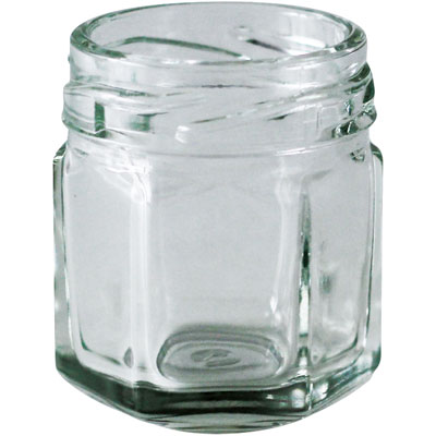 ガラス瓶　本体　味彩３０六角ＳＴ 1個（1個入）斎藤容器 ガラス瓶