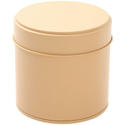 コルン缶　ベージュ 1ケース（6個入）静岡製缶 缶