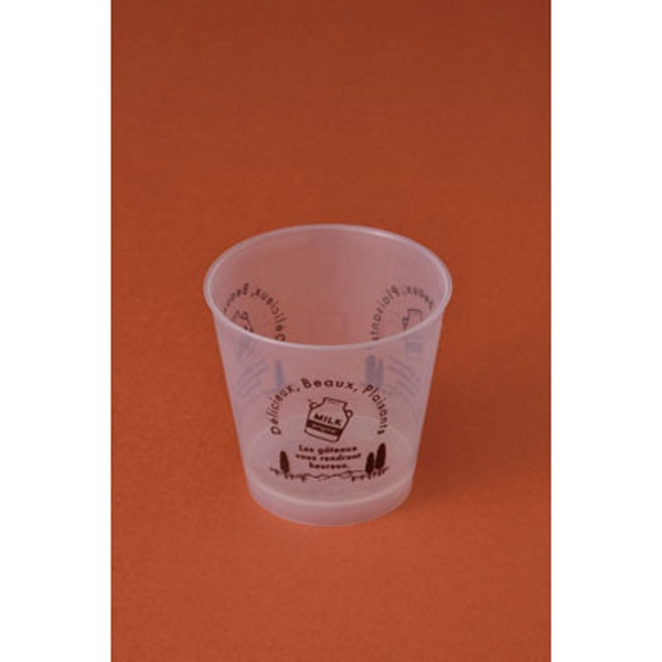 【移】デザートカップ　本体（耐熱）　ＩＫ７４－１８０　トワール　ＰＰ　ミルク