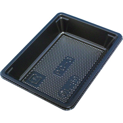 試食皿　PC-3(黒)