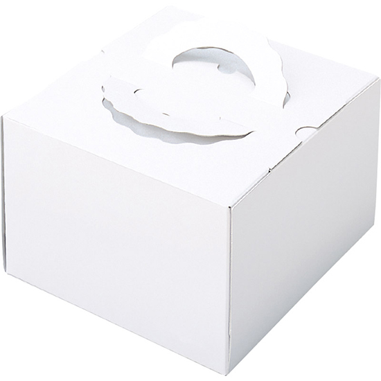 Ｈ１２０　ＴＳＤ　白無地　４寸　（本体） 1袋（50個入）パッケージ中澤 ケーキ箱・ケーキサービス函
