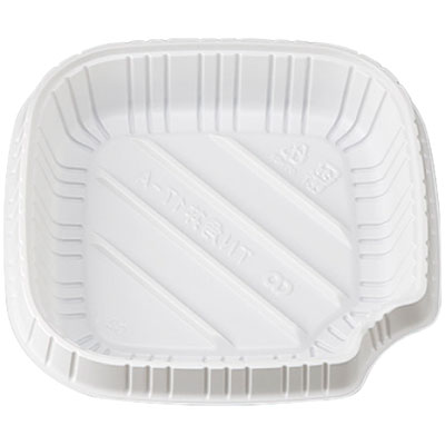 ＴＮ角丼１７－Ａホワイト中皿（Ｎ） 1袋（50枚入）シーピー化成 丼容器