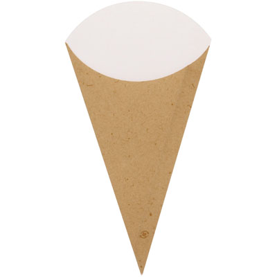 三角ポテト袋　Ｌ　クラフトナチュラル