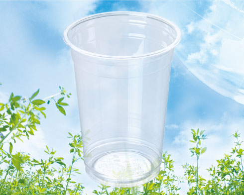 エコなプラスチックカップはバイオペットコップ